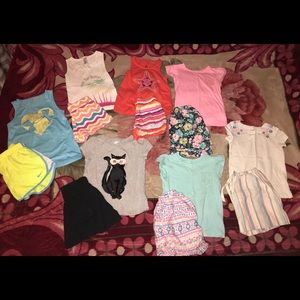 Girls summer outfits size: 5/6!